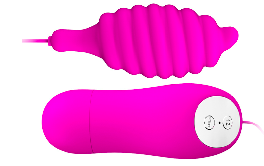 Trứng rung Prettylove Pleasure Shell xoắn ốc silicone 12 chế độ